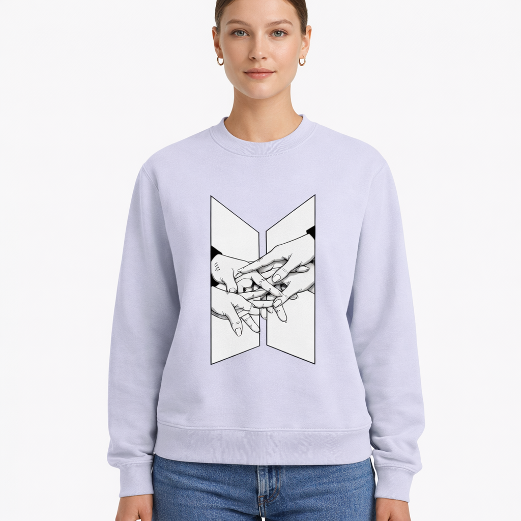 Seven as One Fleece Sweatshirt | 300 GSM Premium Cotton India
