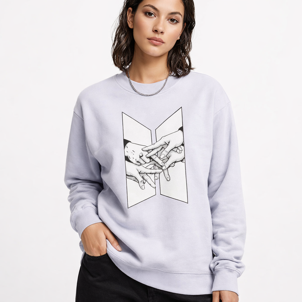 Seven as One Fleece Sweatshirt | 300 GSM Premium Cotton India