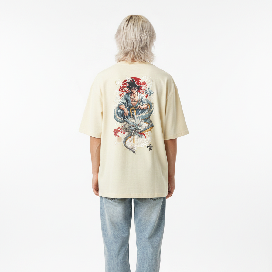 Anime Dragon Oversize Unisex Tee