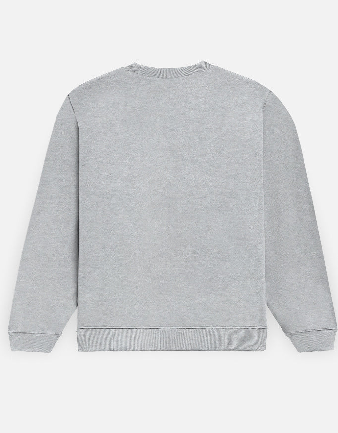 Gray sweatshirt on a white background