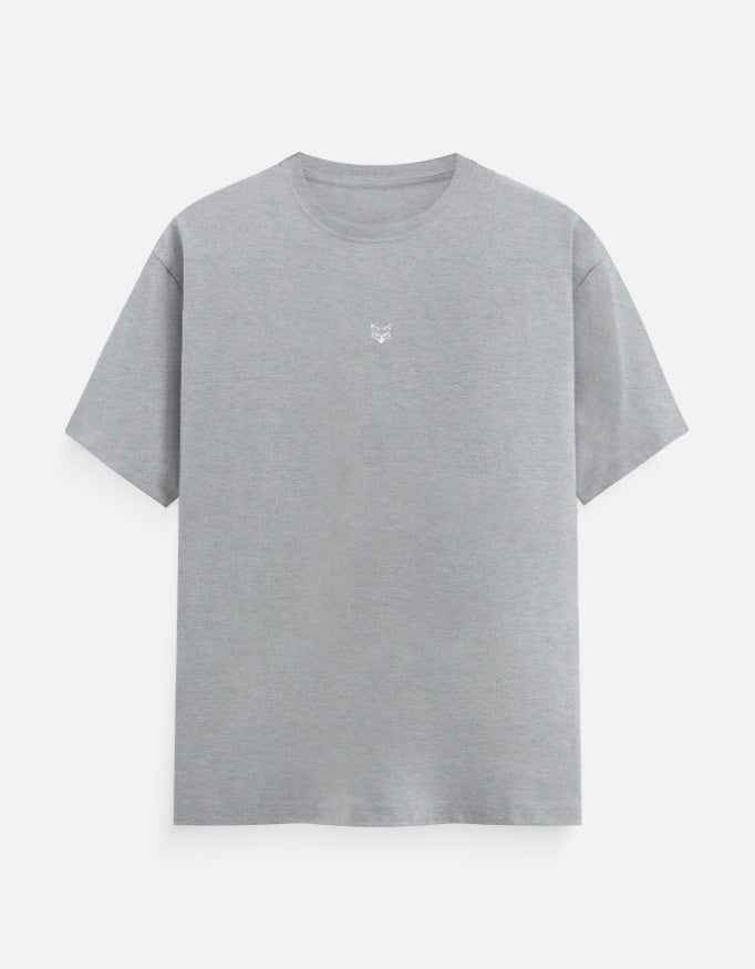 Gray t-shirt on a white background