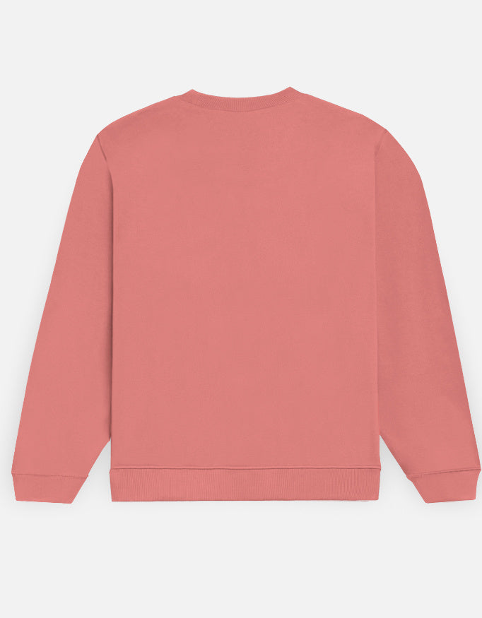 Pink sweatshirt on a white background