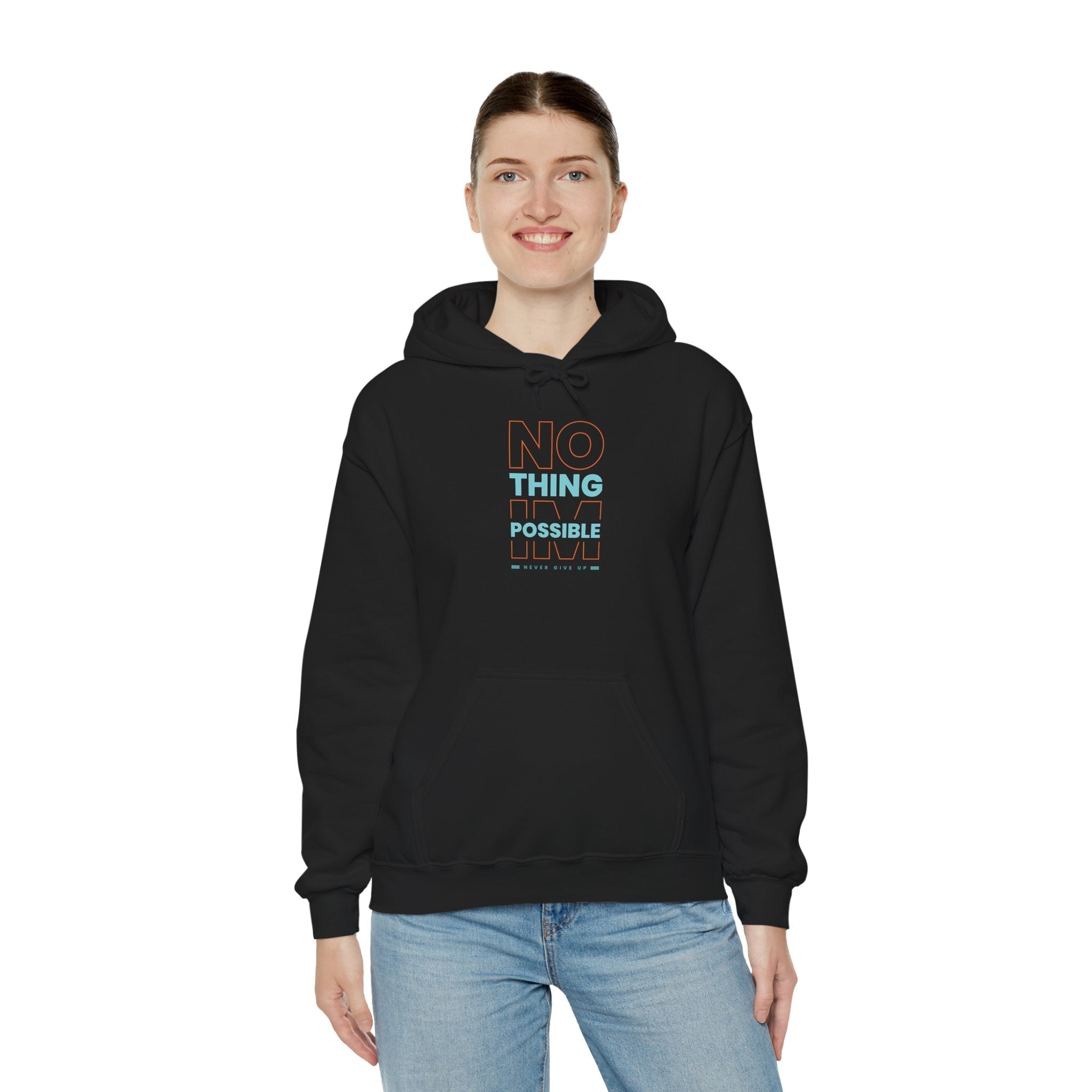 No Thing Is Impossible Hoodie - Unisex Pullover Hoodie